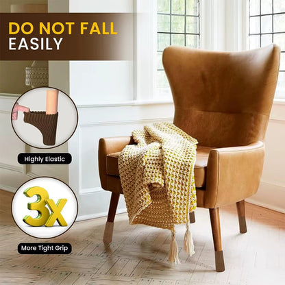 16PCS Knitted Chair Leg Silent Protection Cover Door Handle Wear Resistant anti Slip Floor Scratch Protection Furniture Foot Mat