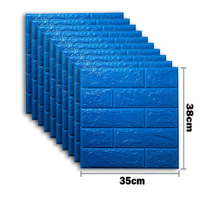 25Pcs 3D Wall Stickers Self Adhesive Wallpaper Panel Home Decor Living Room Bedroom Decoration Bathroom Kitchen House Sticker